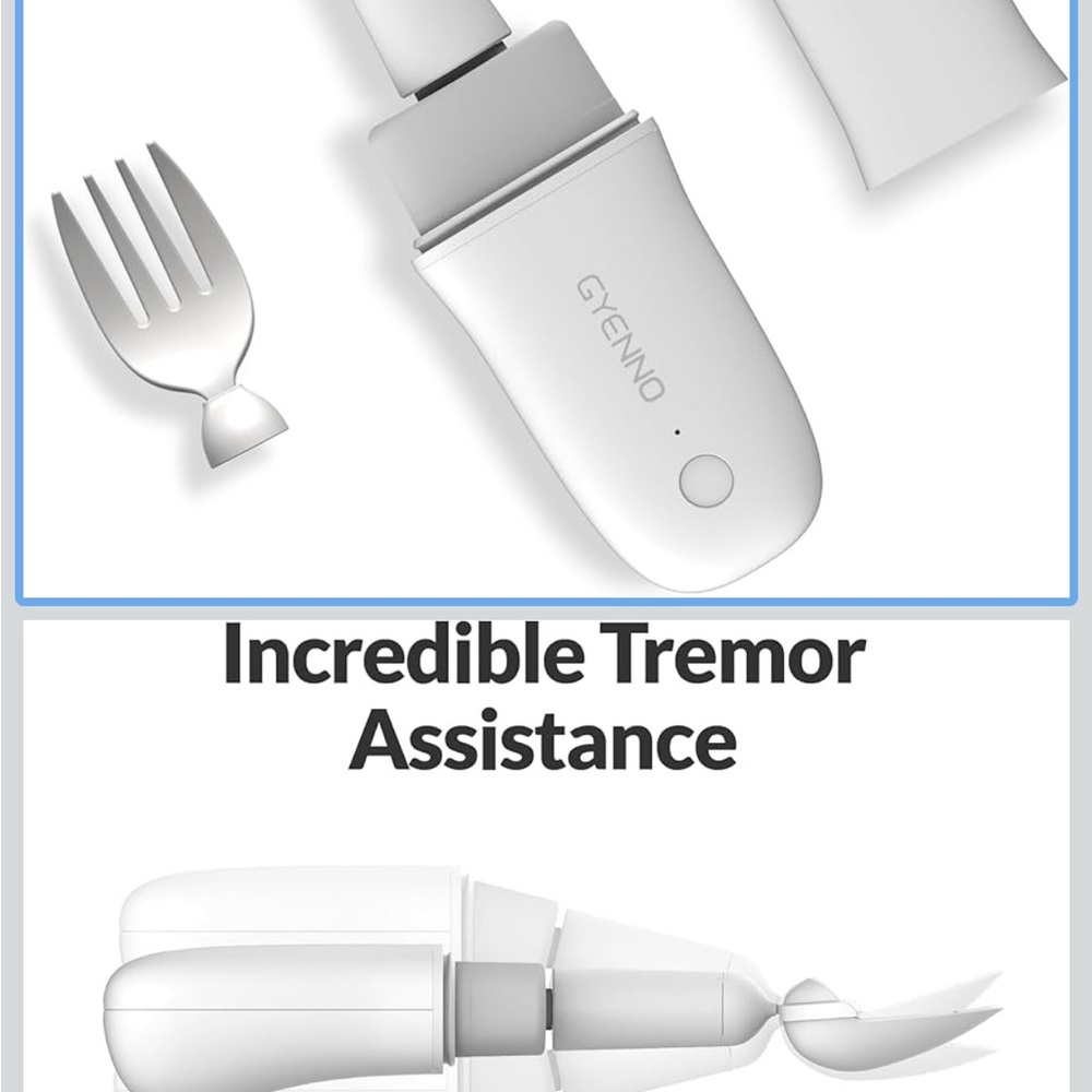Gyenno Tremor Assistance Spoon and Fork Set